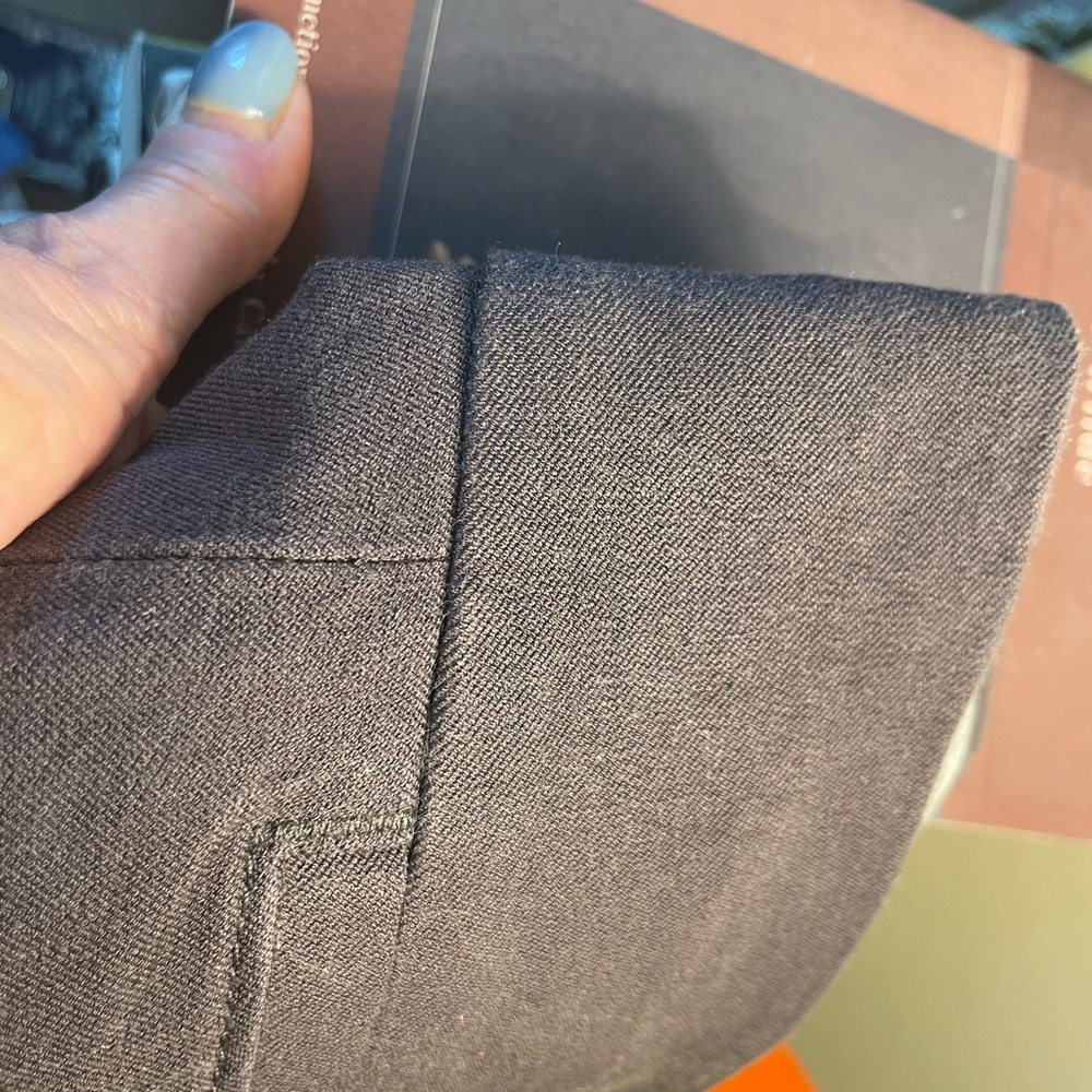 Banana Republic Grey/brown stretchy trousers  sit low in the waist. So Comfy.